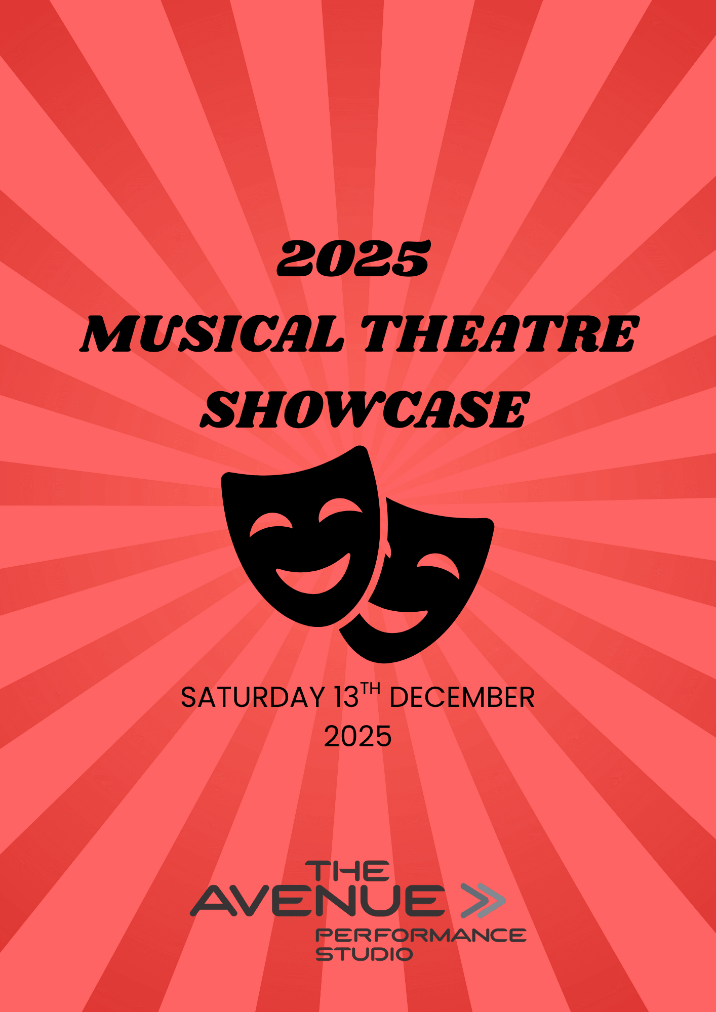 2025 MUSICAL THEATRE SHOWCASE - The Avenue Performance Studio