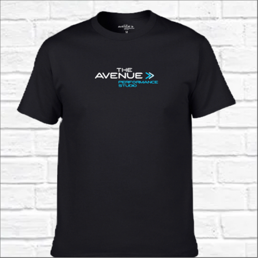 Black T-shirt - The Avenue Performance Studio Shop