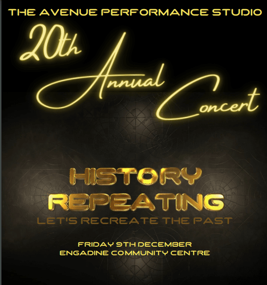 HOT OFFER - 2022 End of Year concert History Repeating - The Avenue Performance Studio
