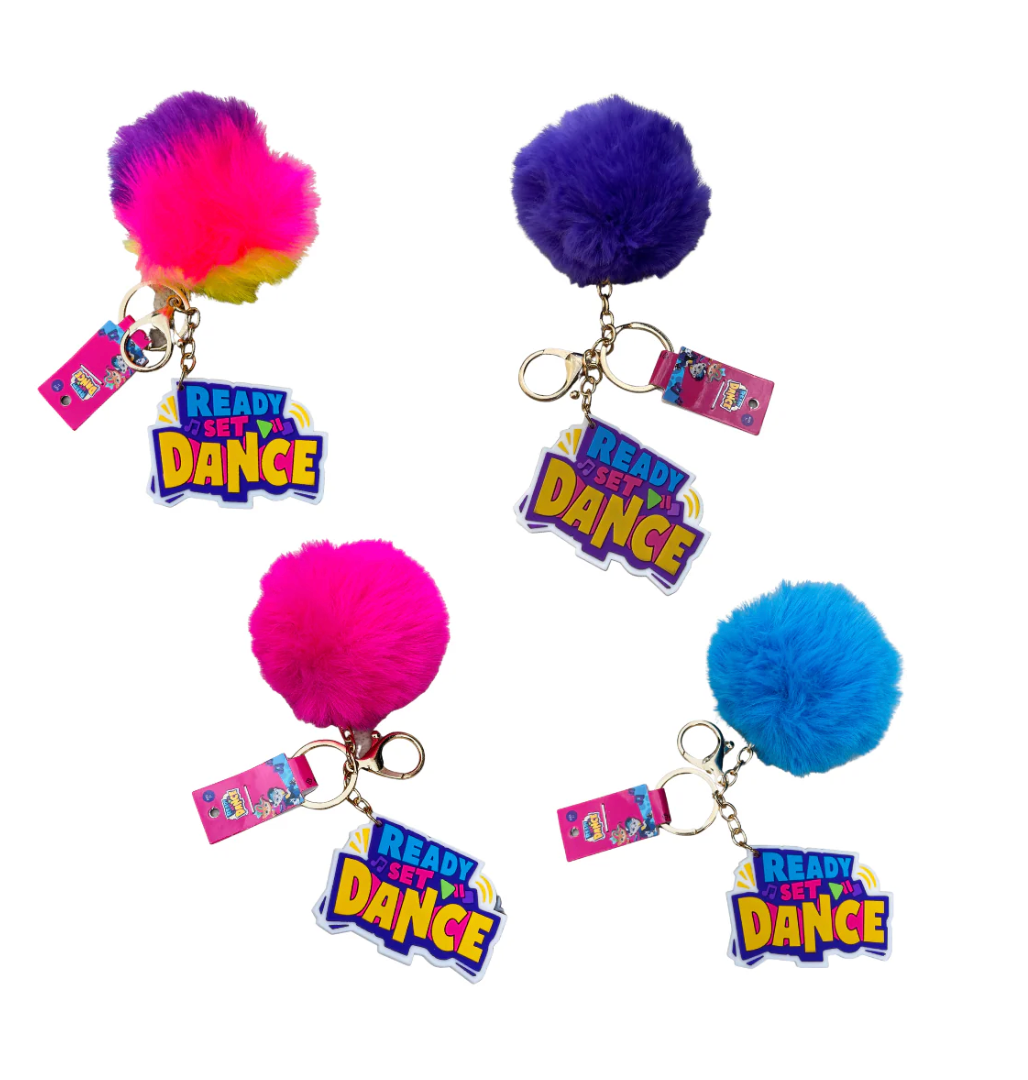 Ready Set Dance Pom Pom Key Chain - The Avenue Performance Studio