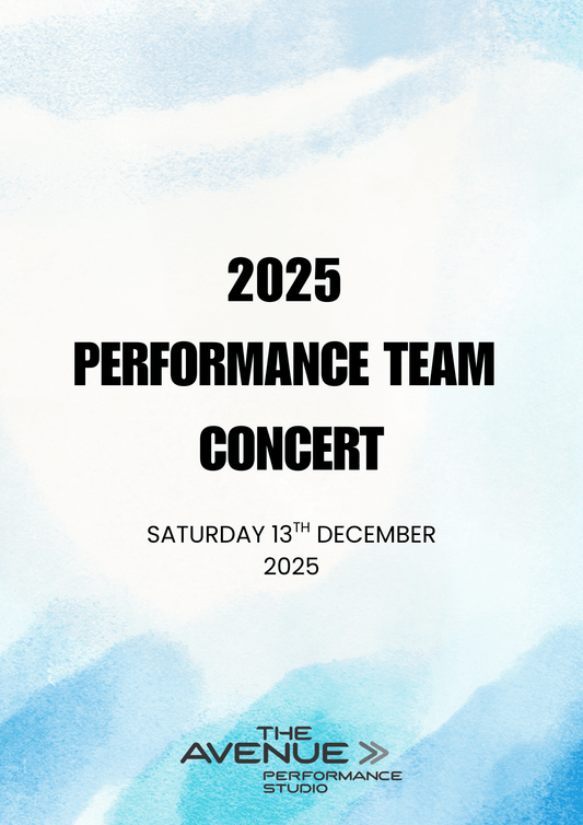 2025 PERFORMANCE TEAM END OF YEAR CONCERT - The Avenue Performance Studio