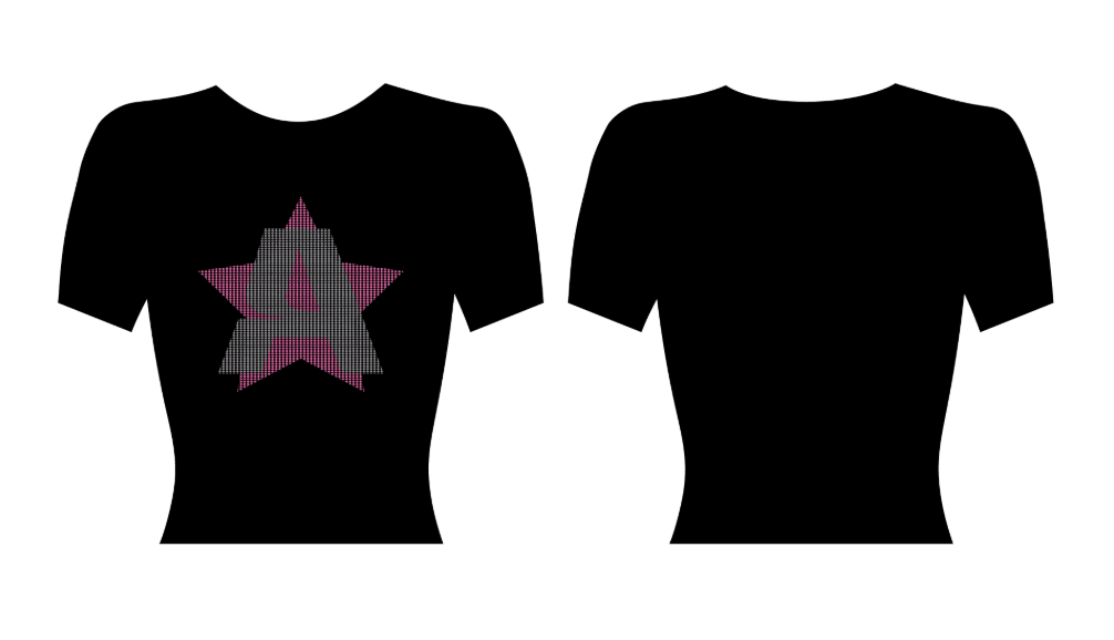 NEW Bling Star Baby Tee - The Avenue Performance Studio